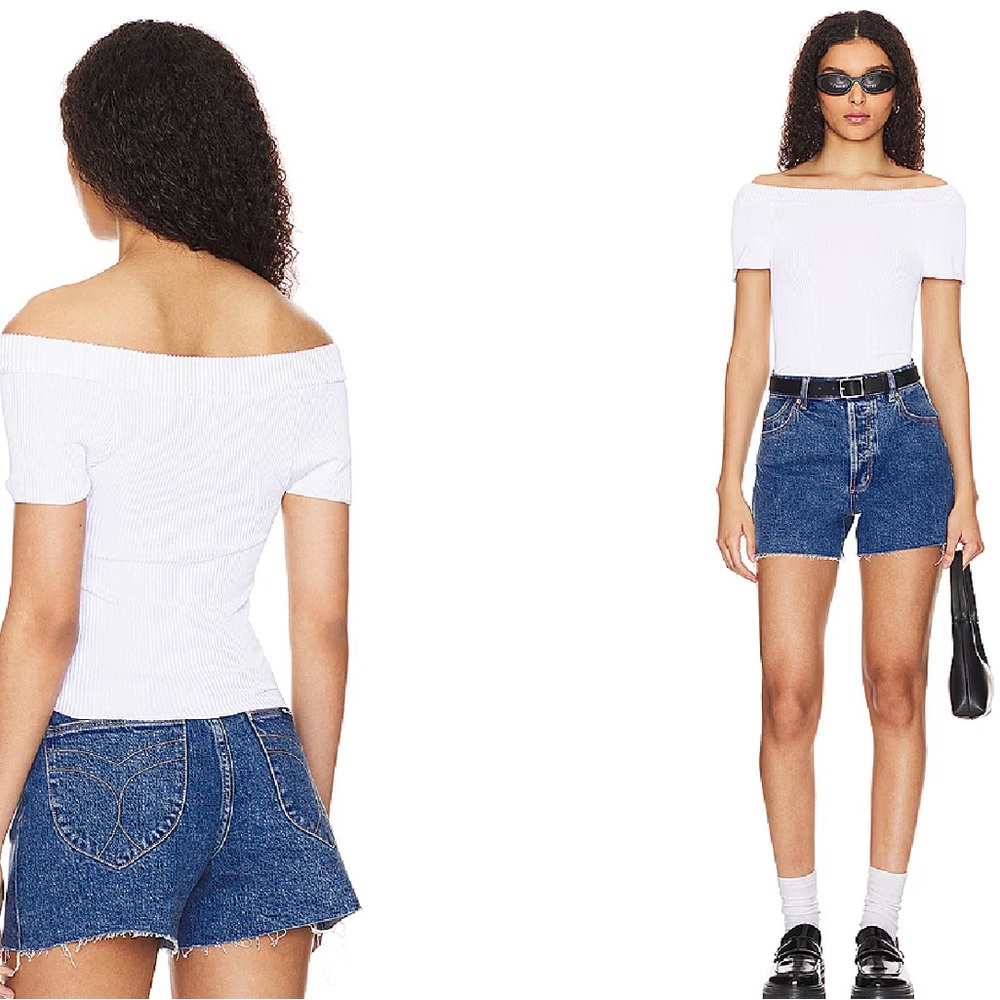 Free People Intimately Off-Shoulder White Top
